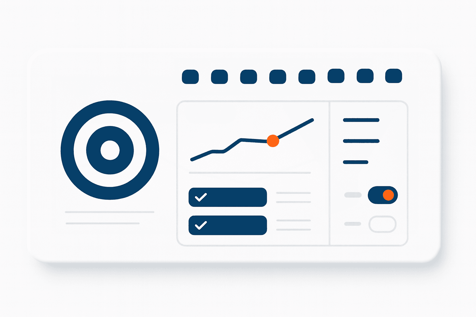 Integration performance stats for Nuvio, Klyra, and Veltix with percentage changes.