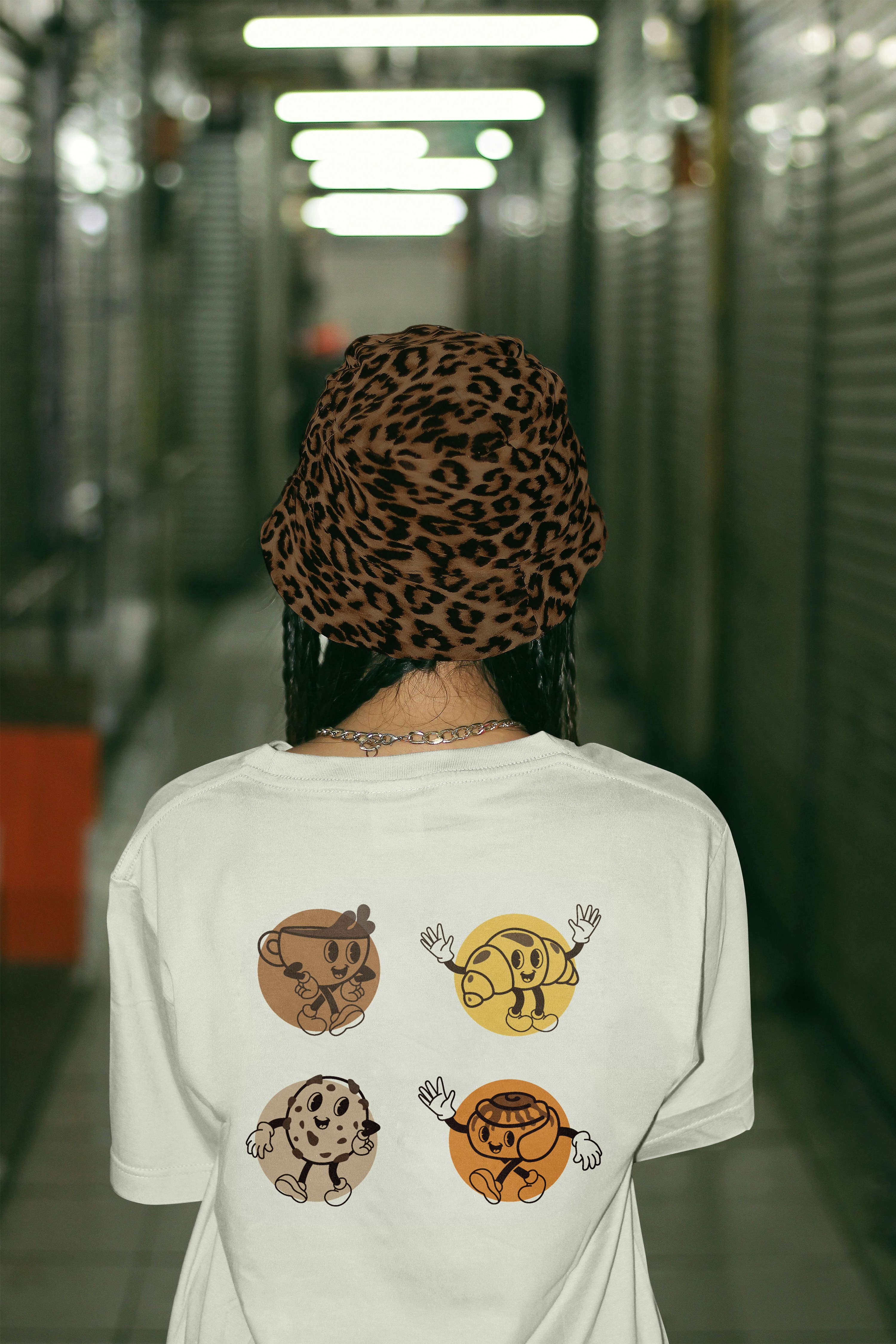Shirt with Icons on the Back
