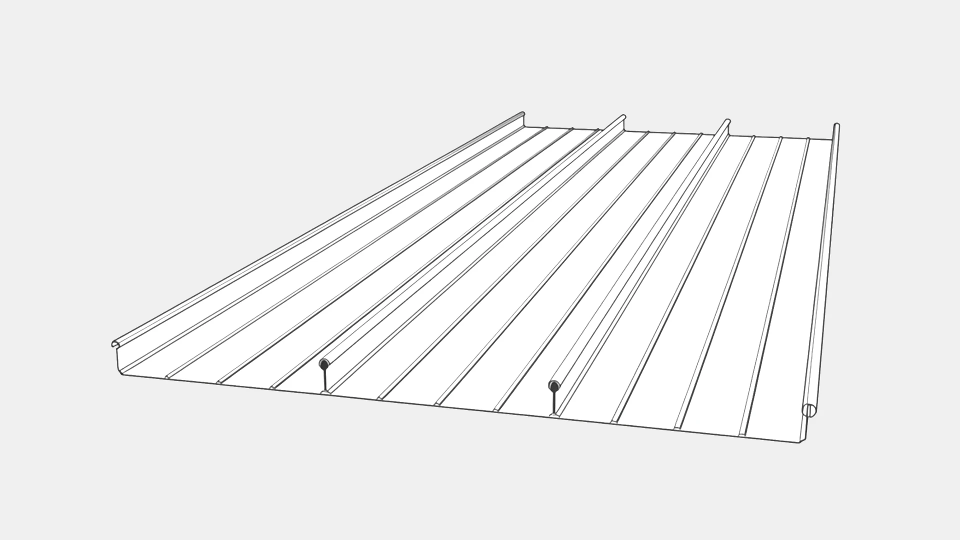 Standing Seam Standard Straight Profile