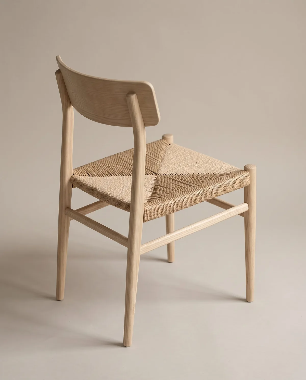Ask dining chair, natural, natural ash, paper cord