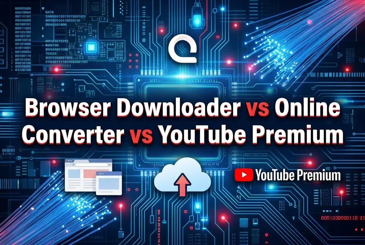 Browser Downloader vs Online Converter vs YouTube Premium