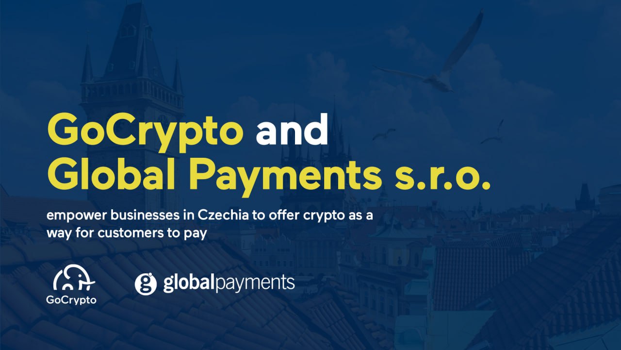 GoCrypto and Global Payments s.r.o. empower businesses in Czechia to offer crypto as a way for customers to pay