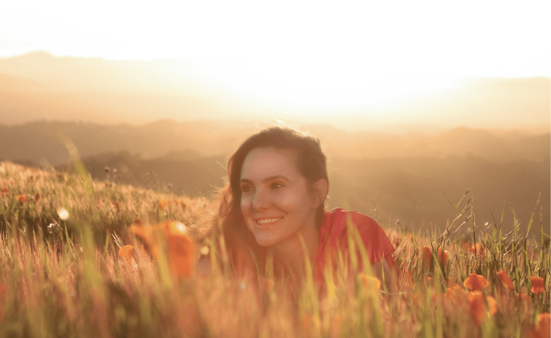 Natural light portrait of woman in Walnut Creek California