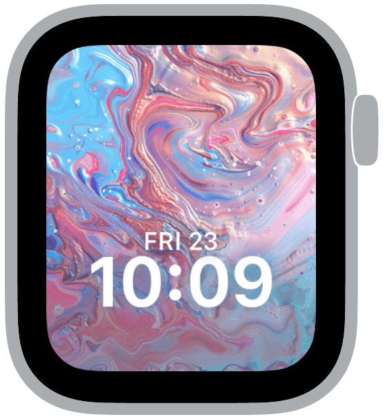 an apple watch face from the easter abstraction collection