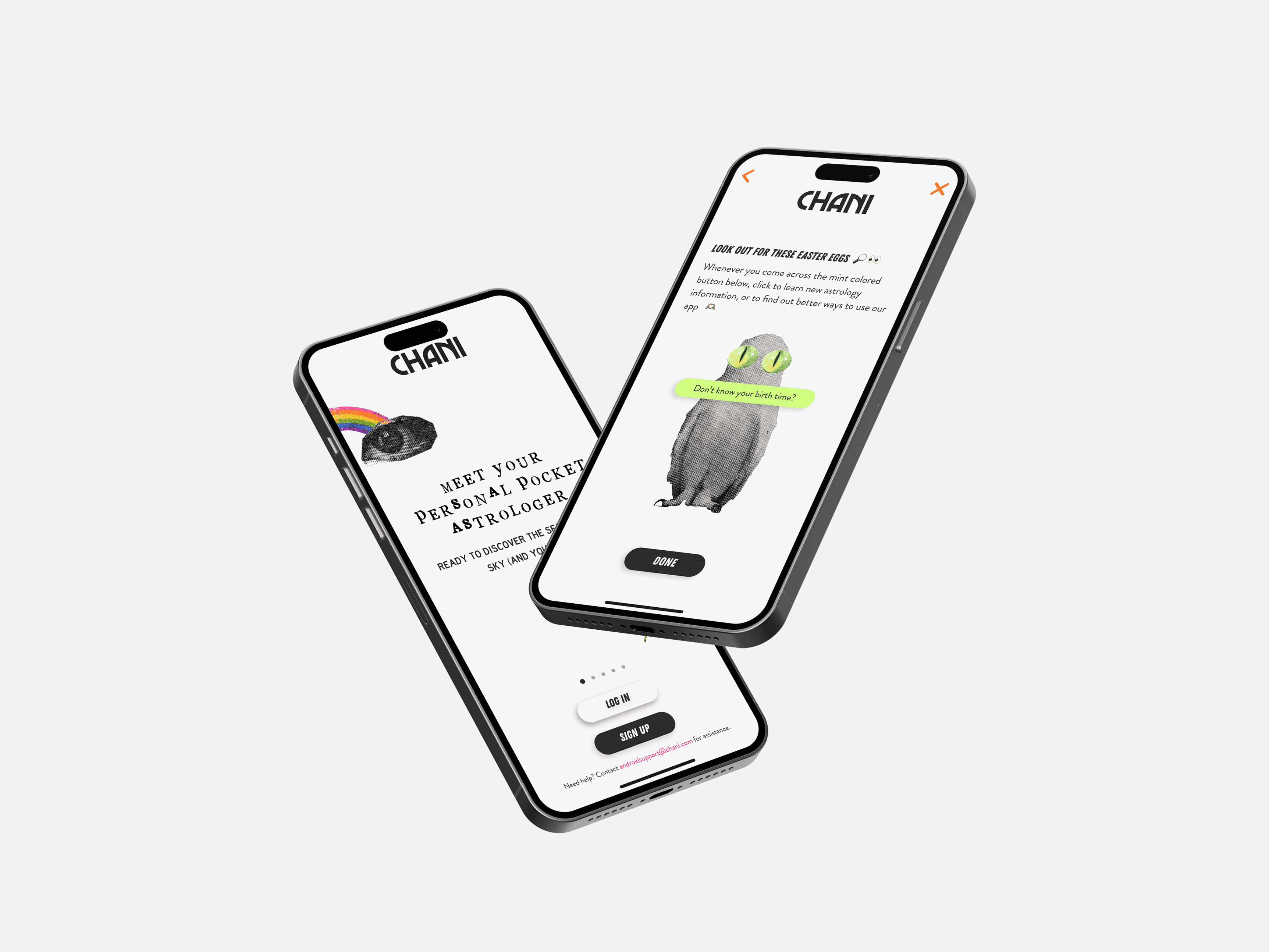 Ipads screens showing the different tabs of the easydesk app