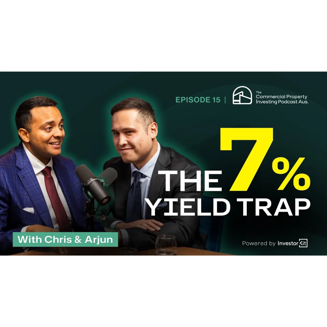 Two men talking with title "The 7% Yield Trap"