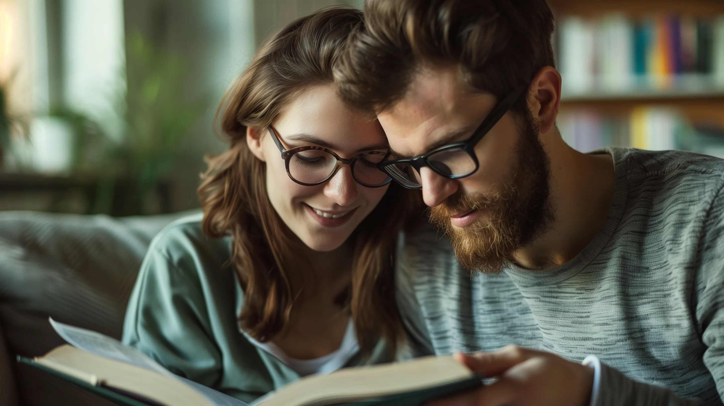 Christian couple praying together during faith-integrated premarital counselling