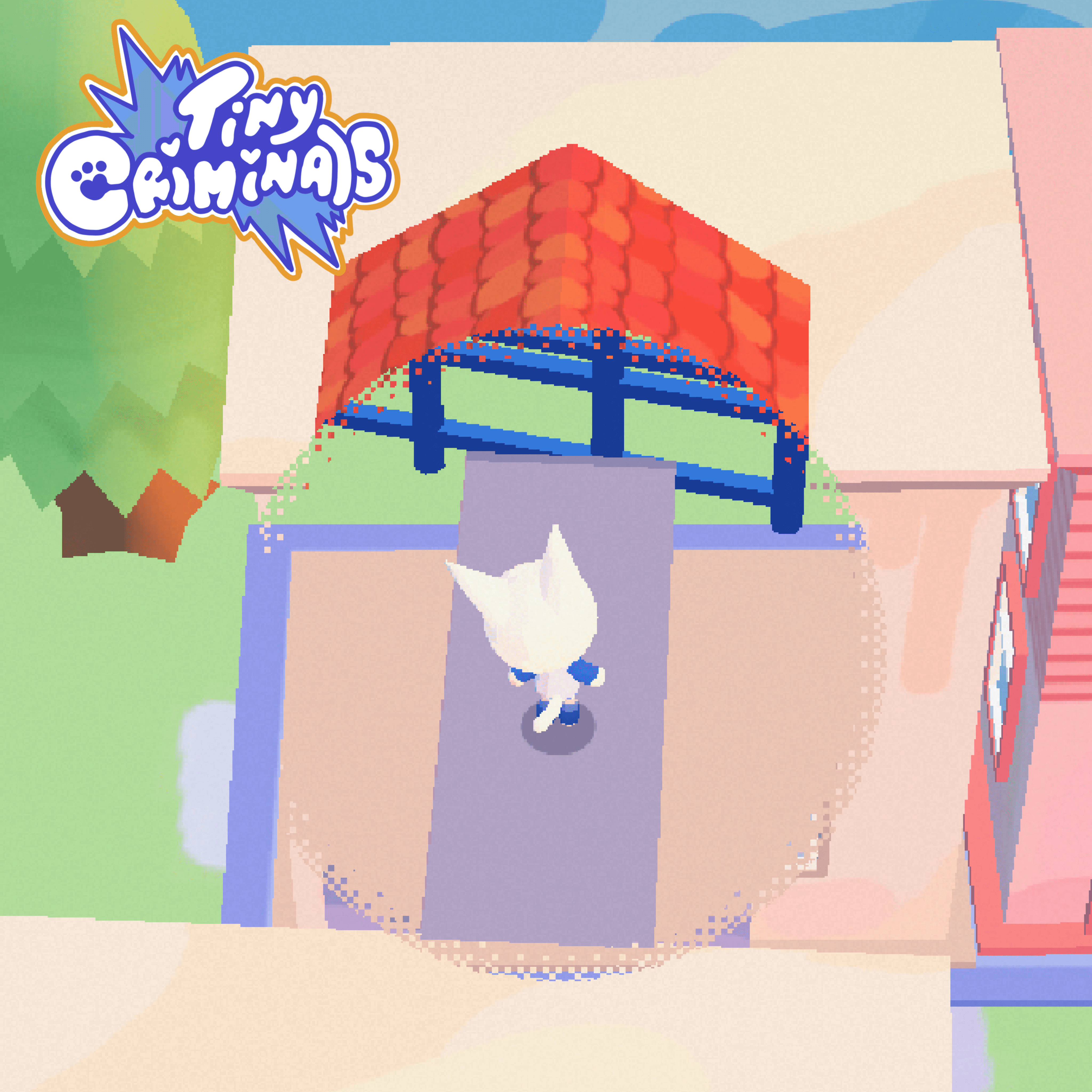 Tiny Criminals fading shader around the player character