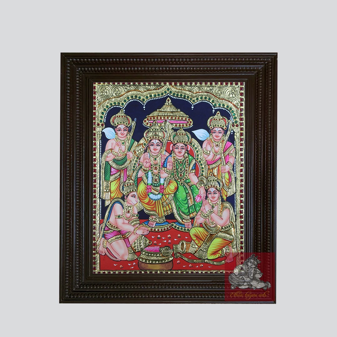 Ram Darbar Tanjore Painting