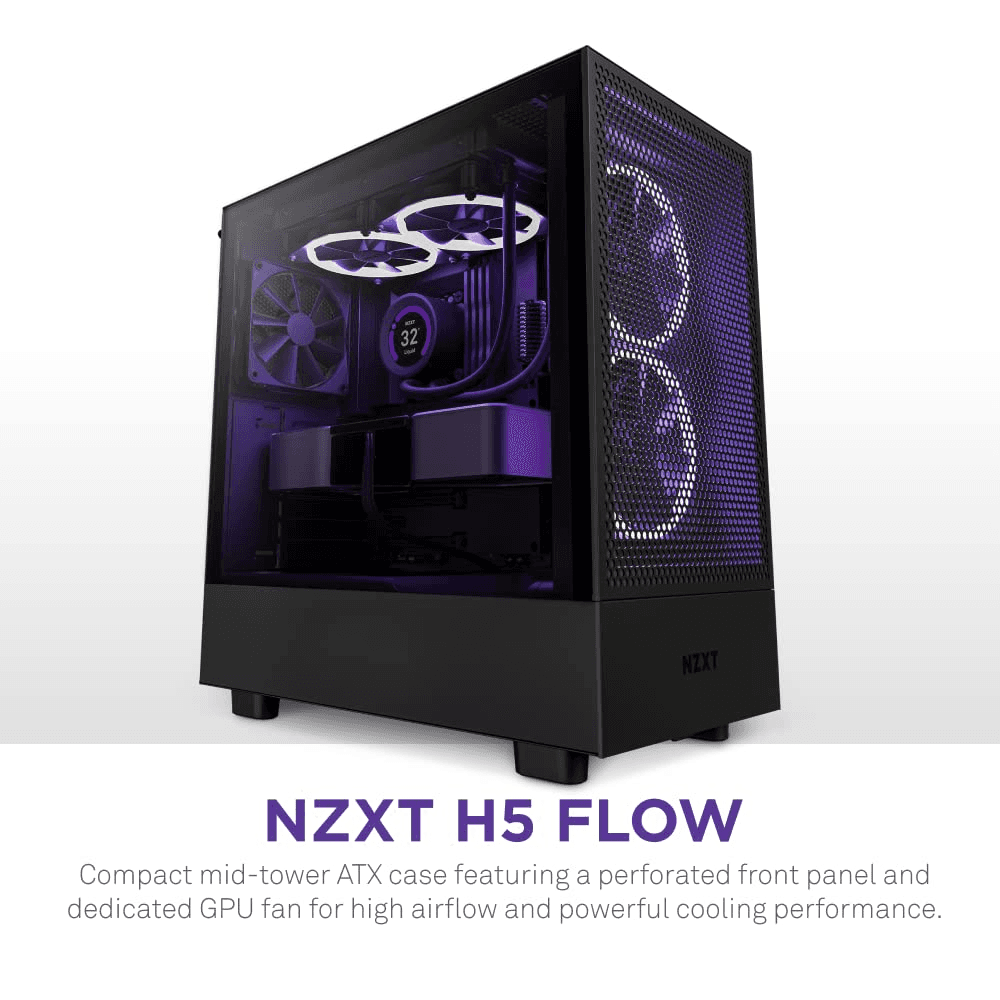 Best Value Rendering Build, NZXT H5 Flow Compact Mid-Tower Airflow