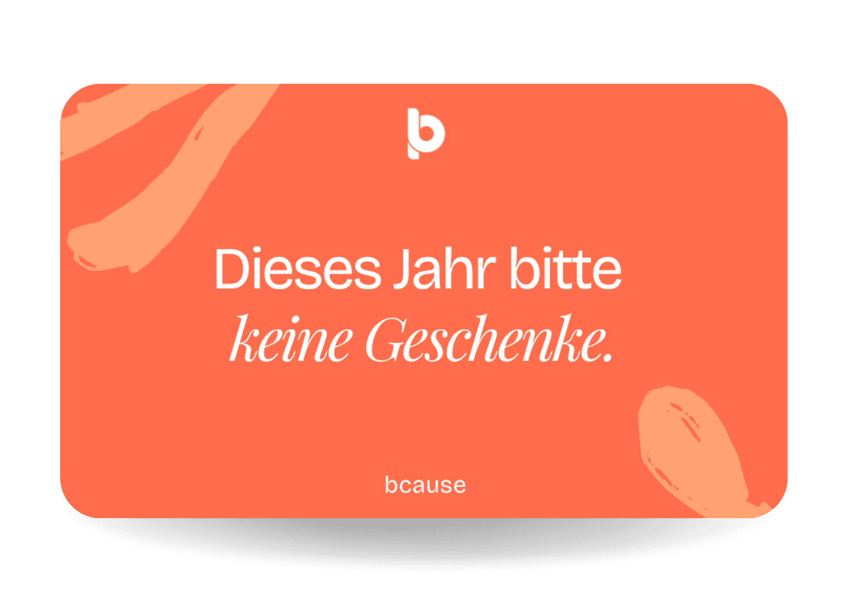 Spende verschenken auf bcause 