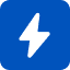 Icon of a lightning bolt.