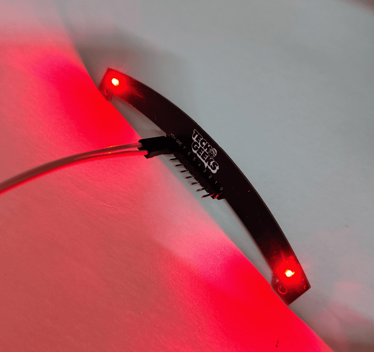ARC8 IR array side angle – compact PCB design with passive noise filters