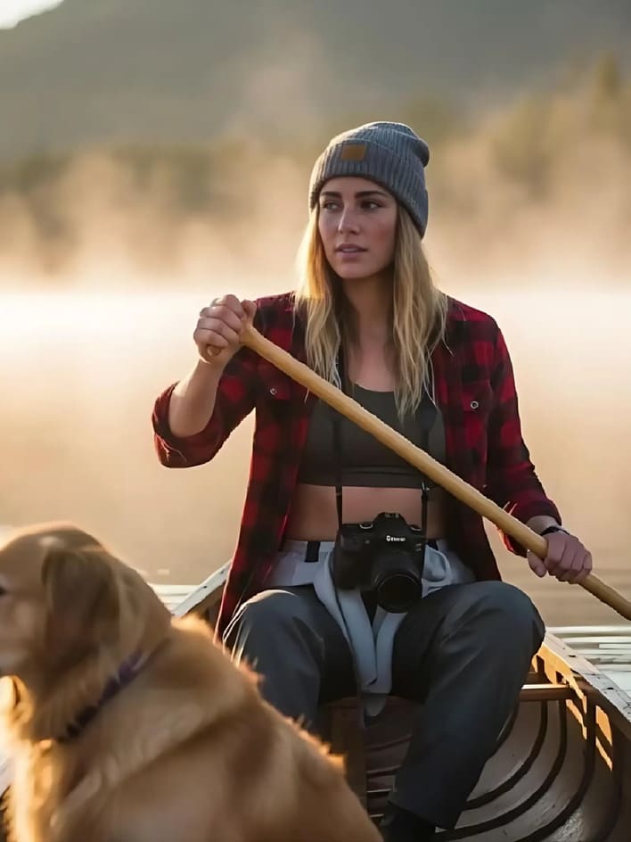 Rowing girl generated by Wan 2.2 Video Generator.