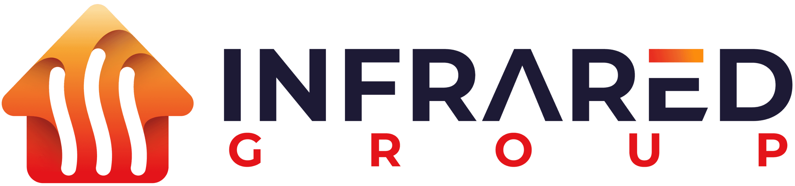 Infrared Group's Orange and blue logo with a link to the homepage of Infrared Group's website.