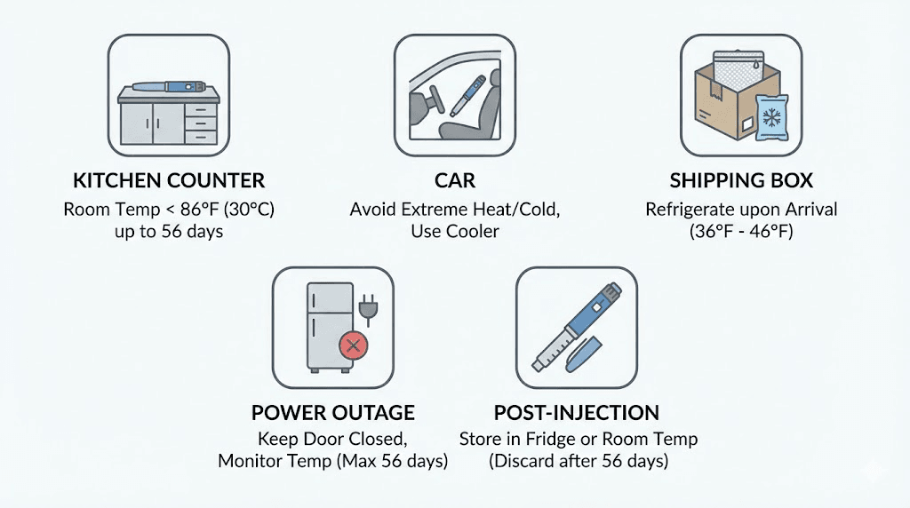 Common semaglutide storage mistakes and safety scenarios guide