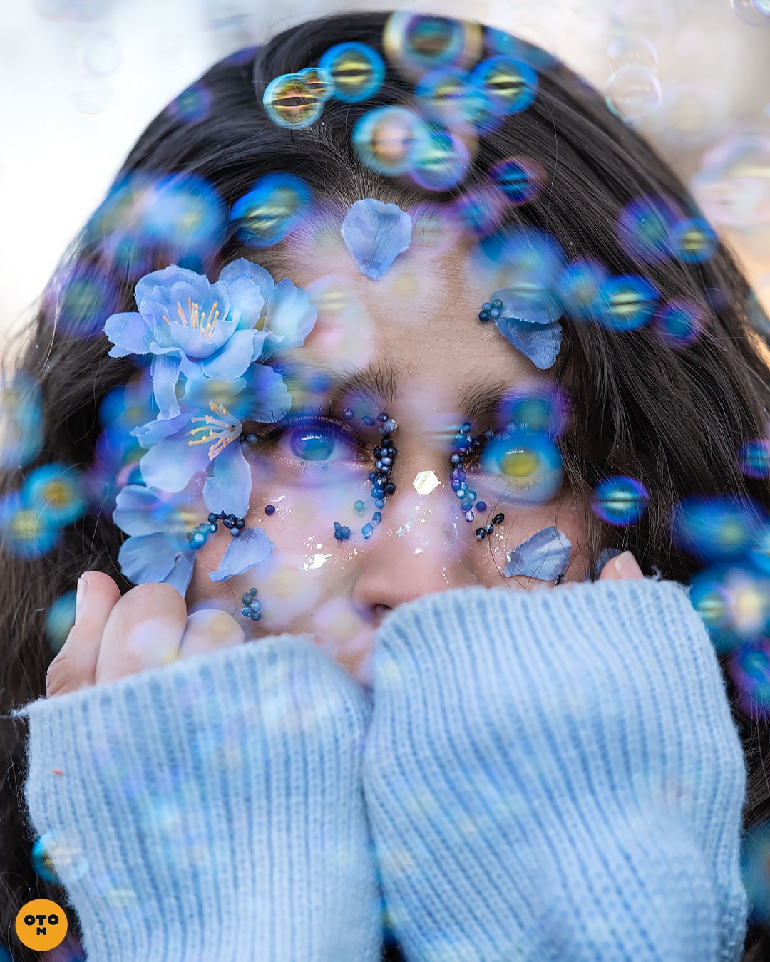 Creative portrait photography series, "Prismo" by otrominuto. Model: emitela