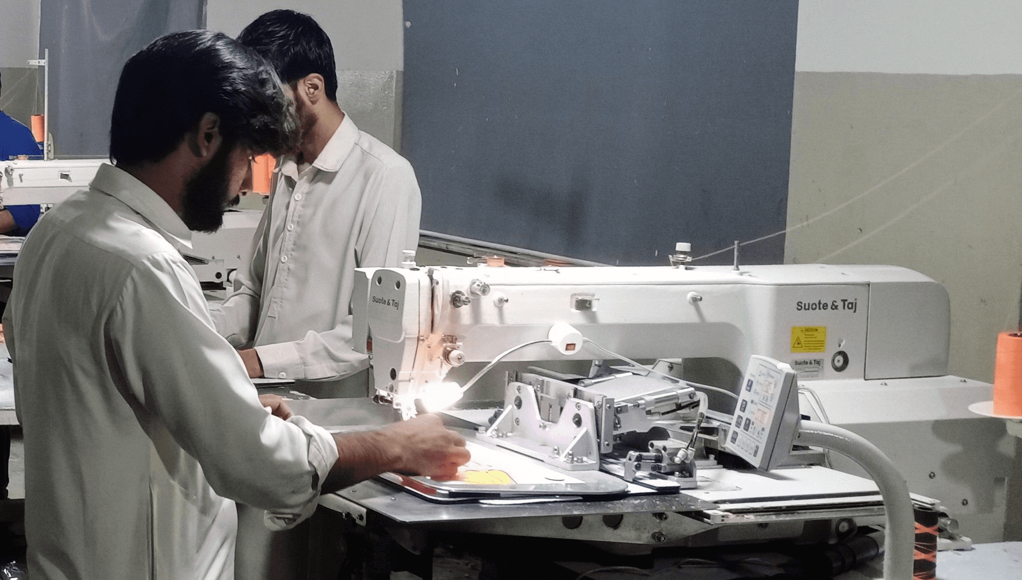Inside of Pakistani garments factory for Sughran Trading