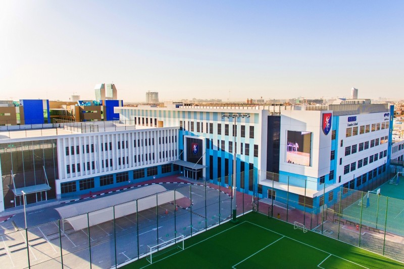 Elite Volleyball grand opening at GEMS Founders School