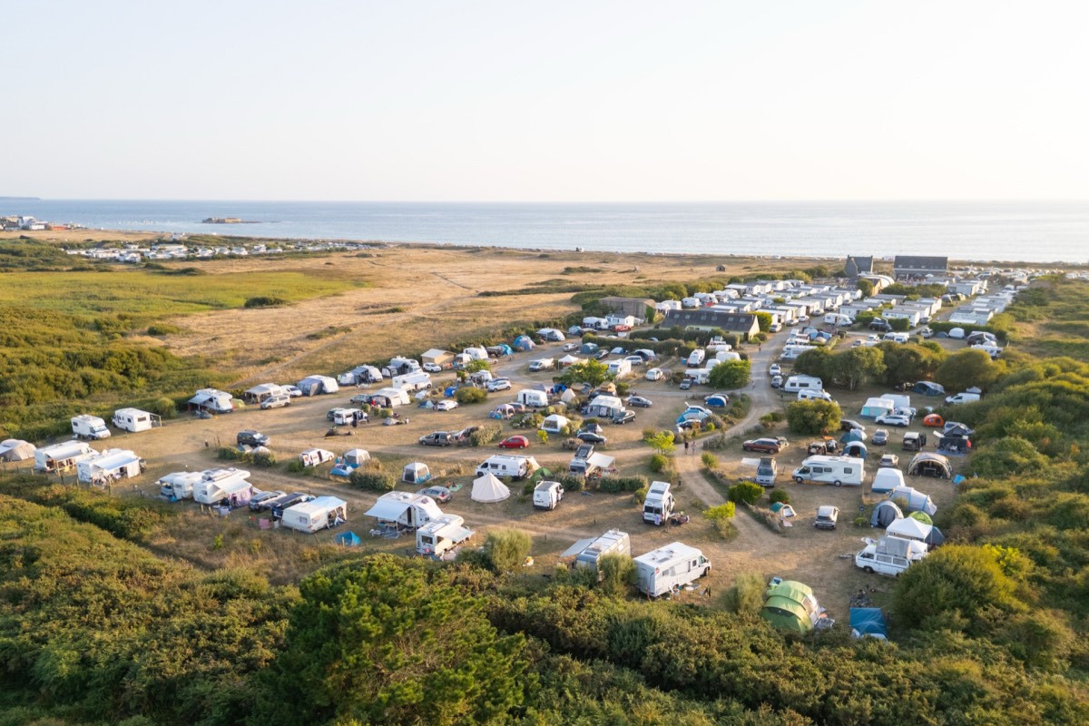 Camping Pen Er malo vu du haut
