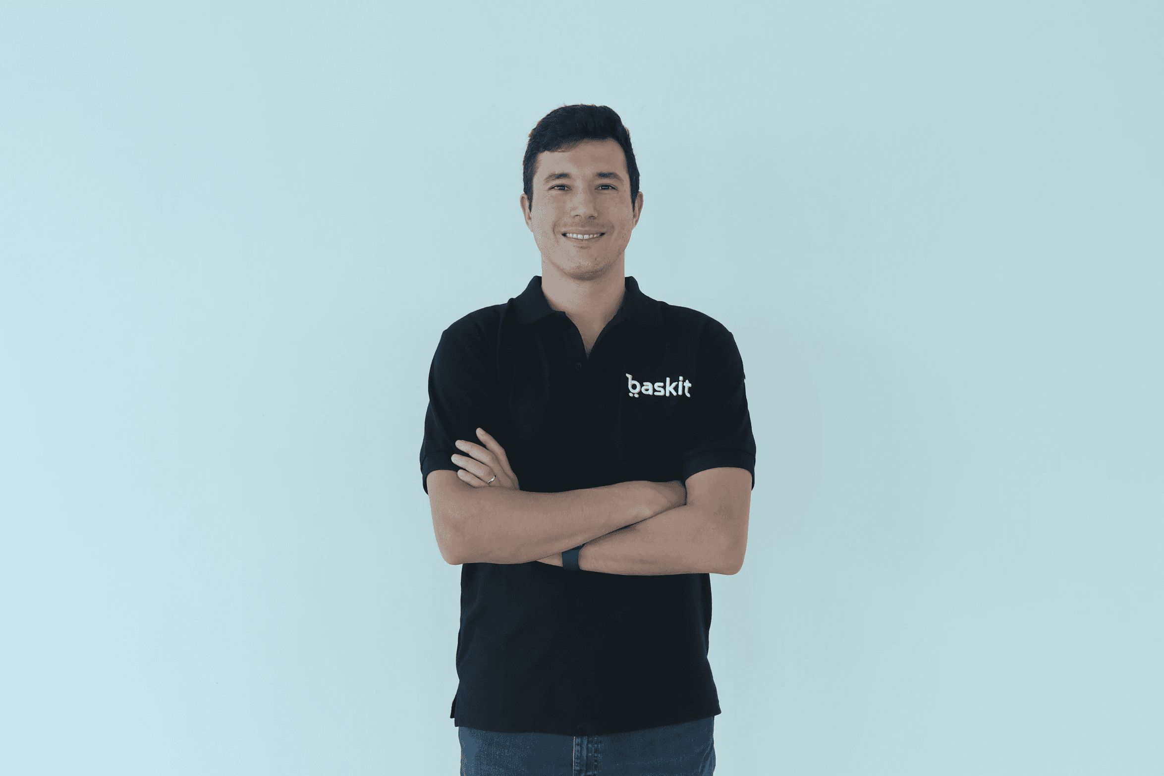 Portrait of Yann Schuermans, Co-founder of Baskit, with over 10 years of experience in financial strategy and FMCG operations in ASEAN.