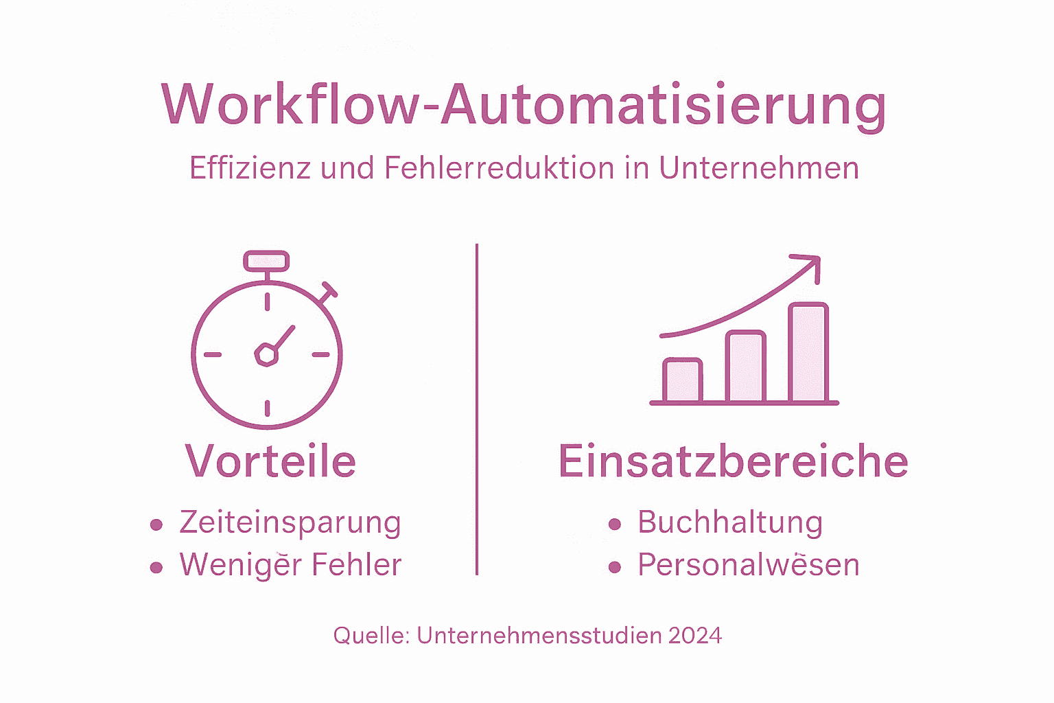 Übersicht: Chancen und Einsatzgebiete der Automatisierung auf einen Blick