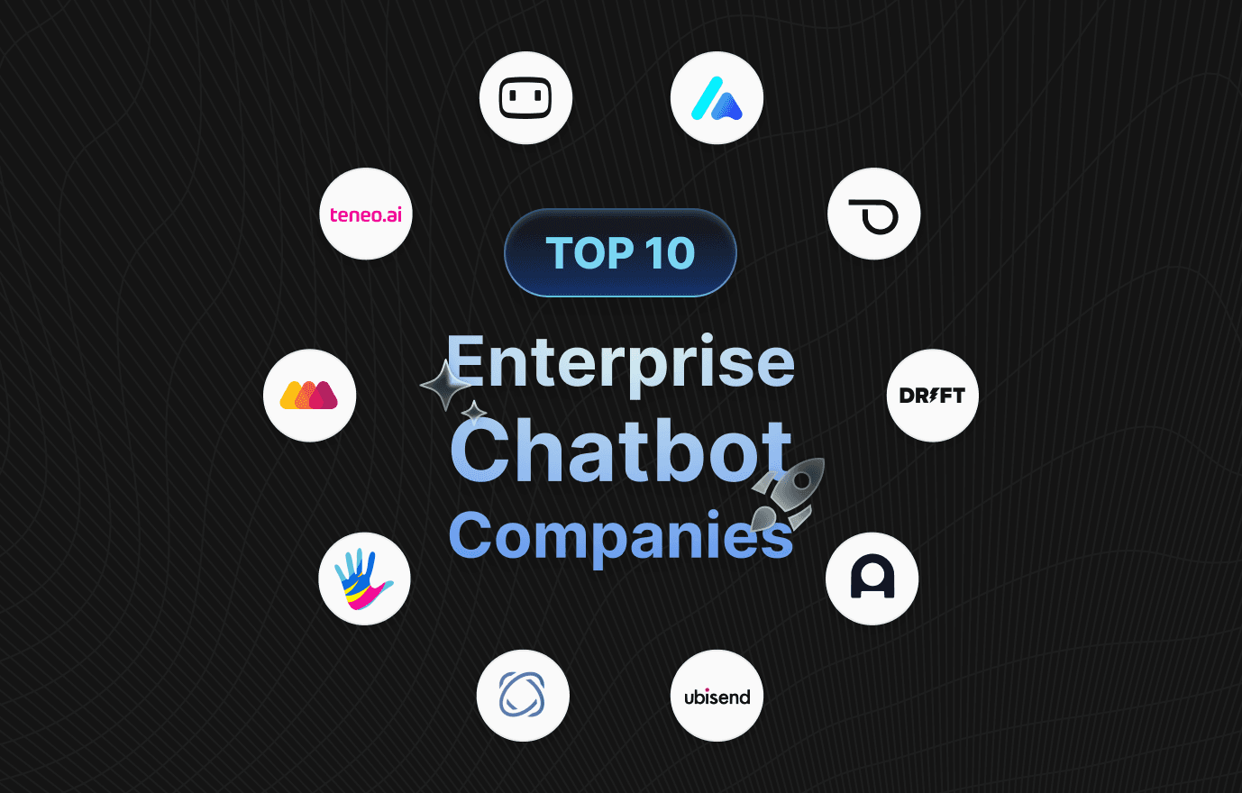 featured image of best enterprise chatbot companies