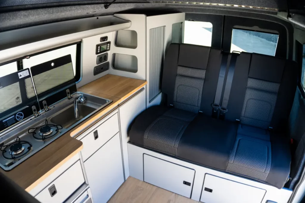 VW Transporter Camper van Conversion by Cosmic Campervans