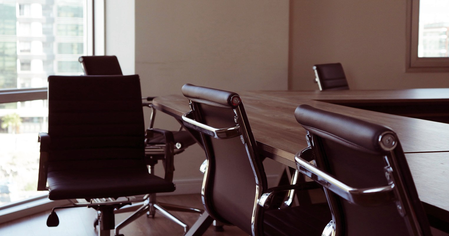 Empty office meeting rooms