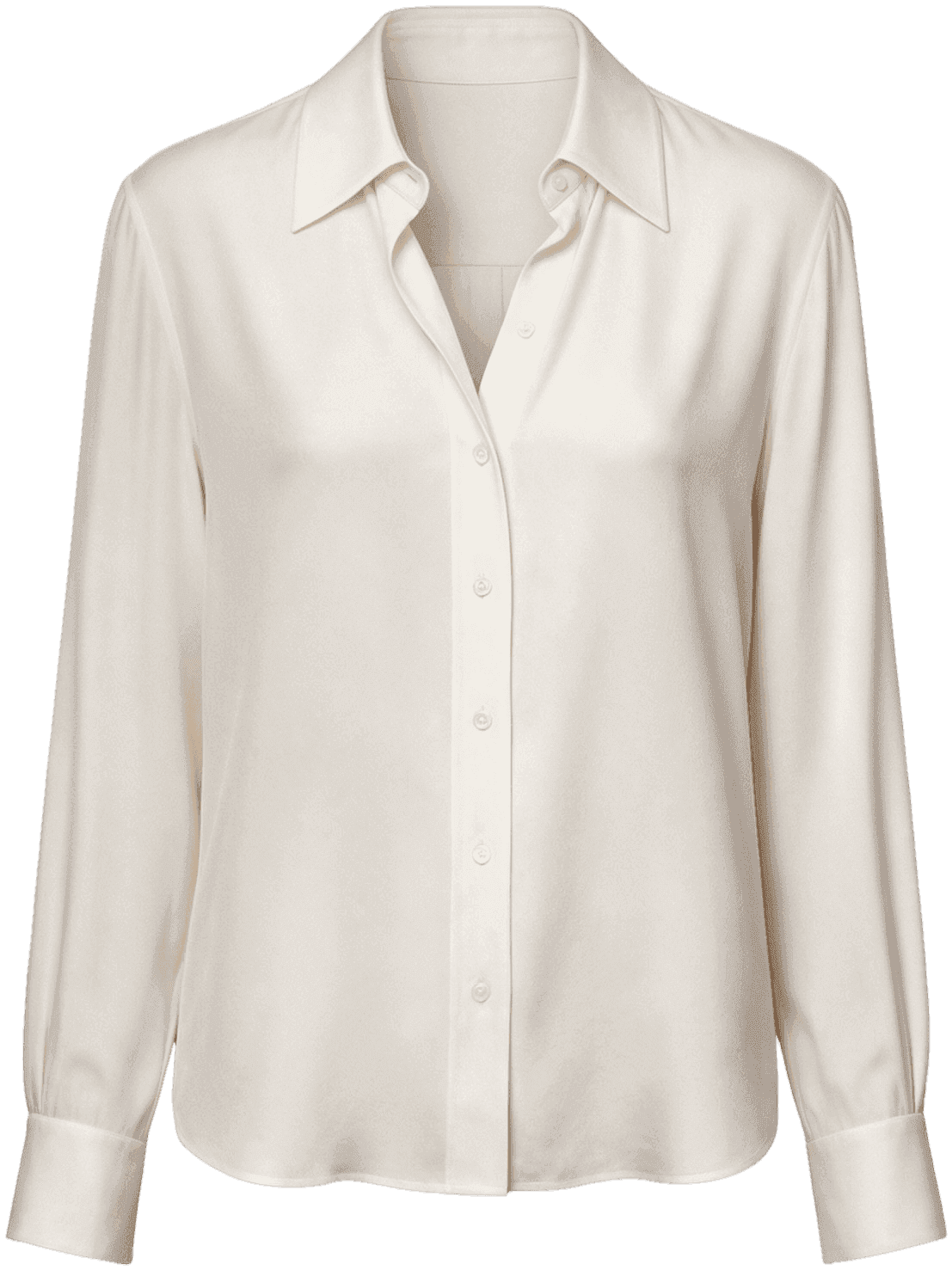 Silk crepe shirt