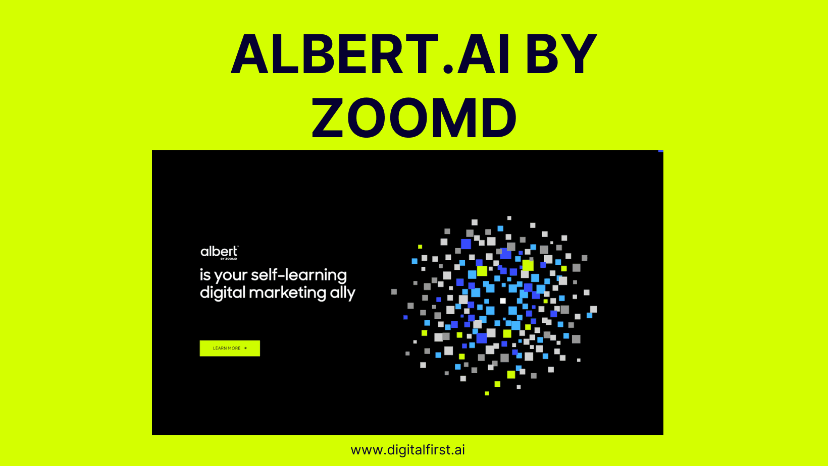 Albert.ai by zoomd, an AI advertising creative tool
