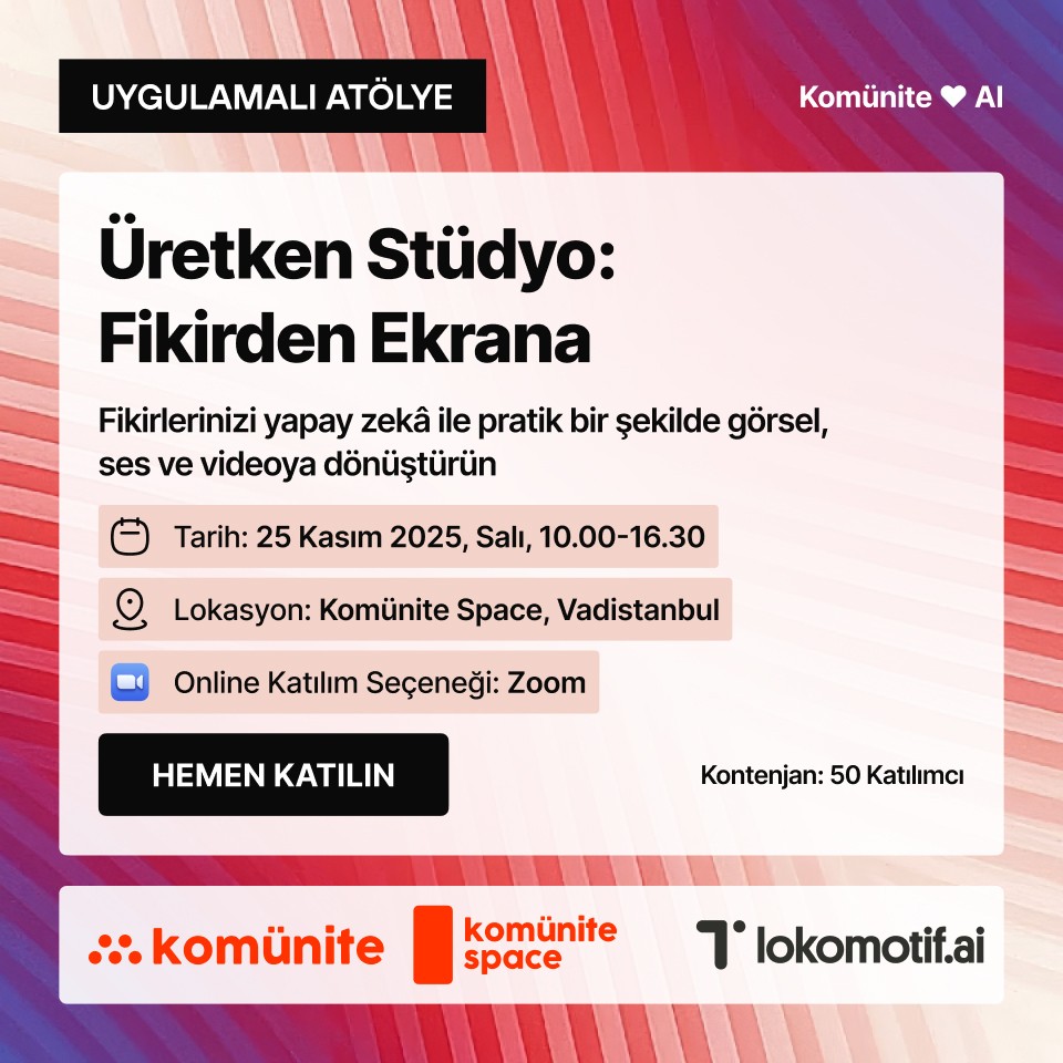 Üretken Stüdyo: Fikirden Ekrana — AI ile net medya akışı ve profesyonel çıktılar