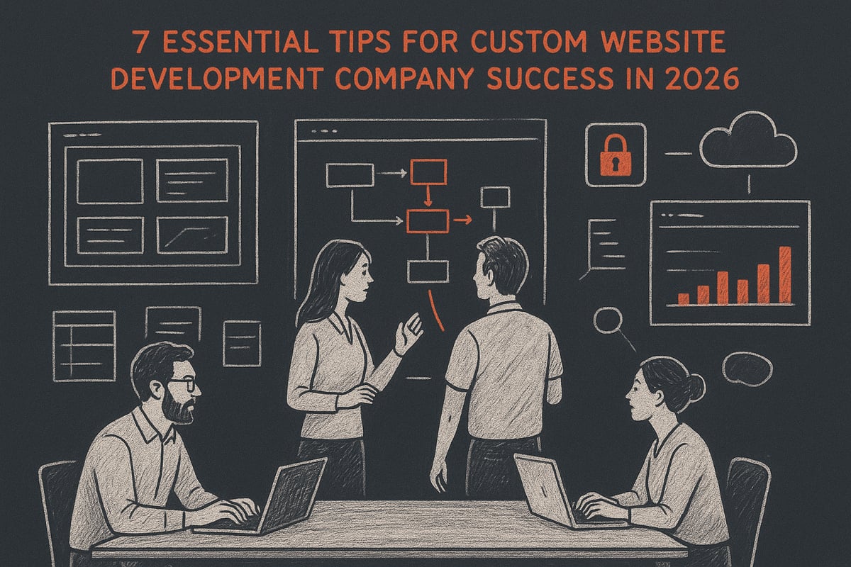 7 Essential Custom Website Development Company Tips for 2026