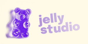 jelly web design studio gummy bear logo