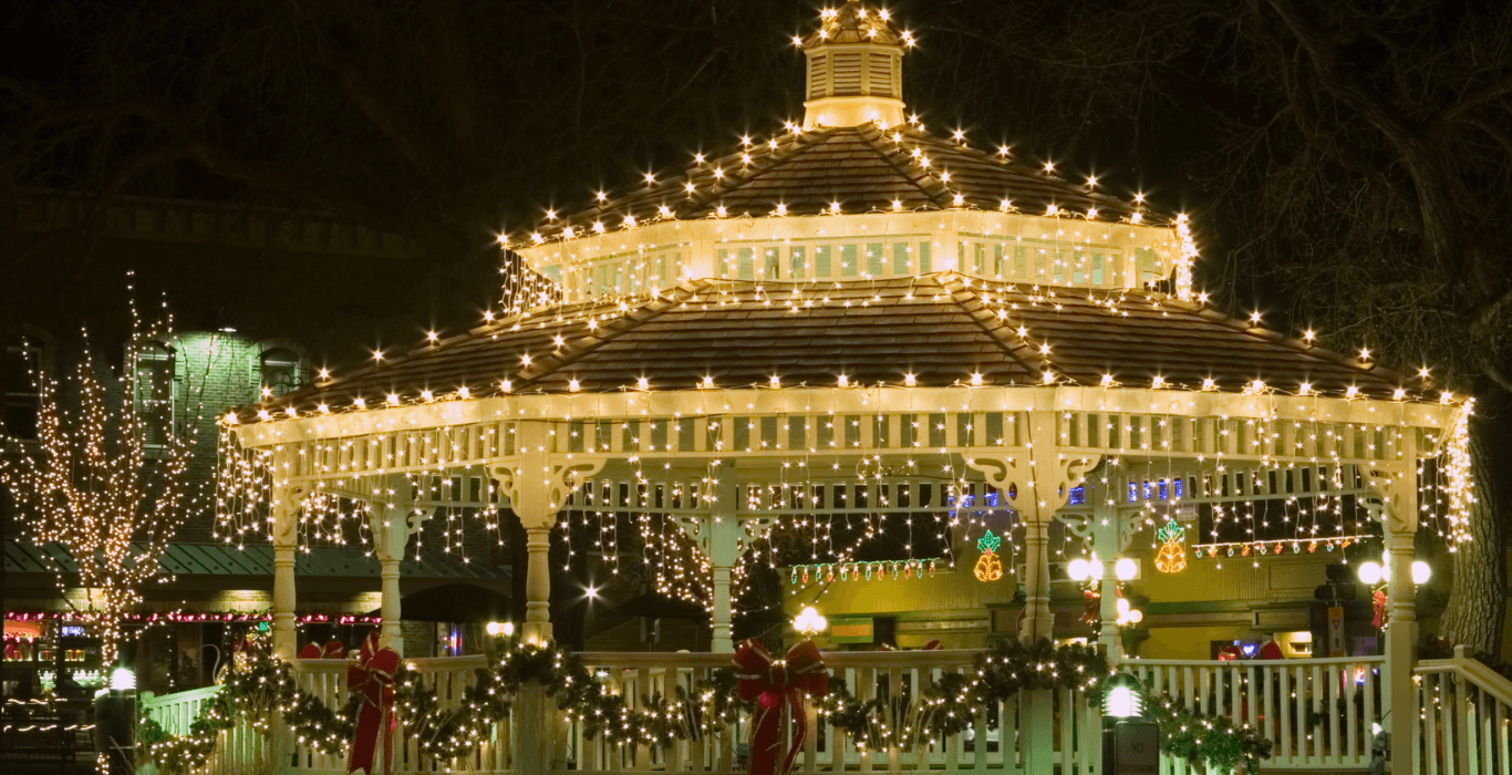 Christmas light installation for chester county businesses.