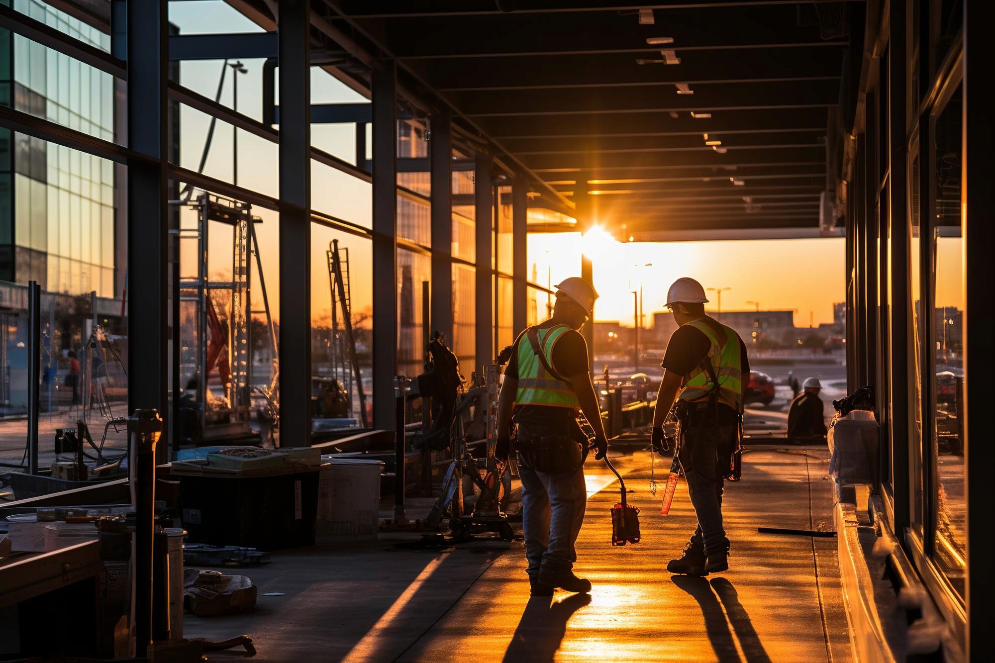 機場禁區夜間施工安排 持證技工與工具物料管制 Nighttime airport restricted area construction management