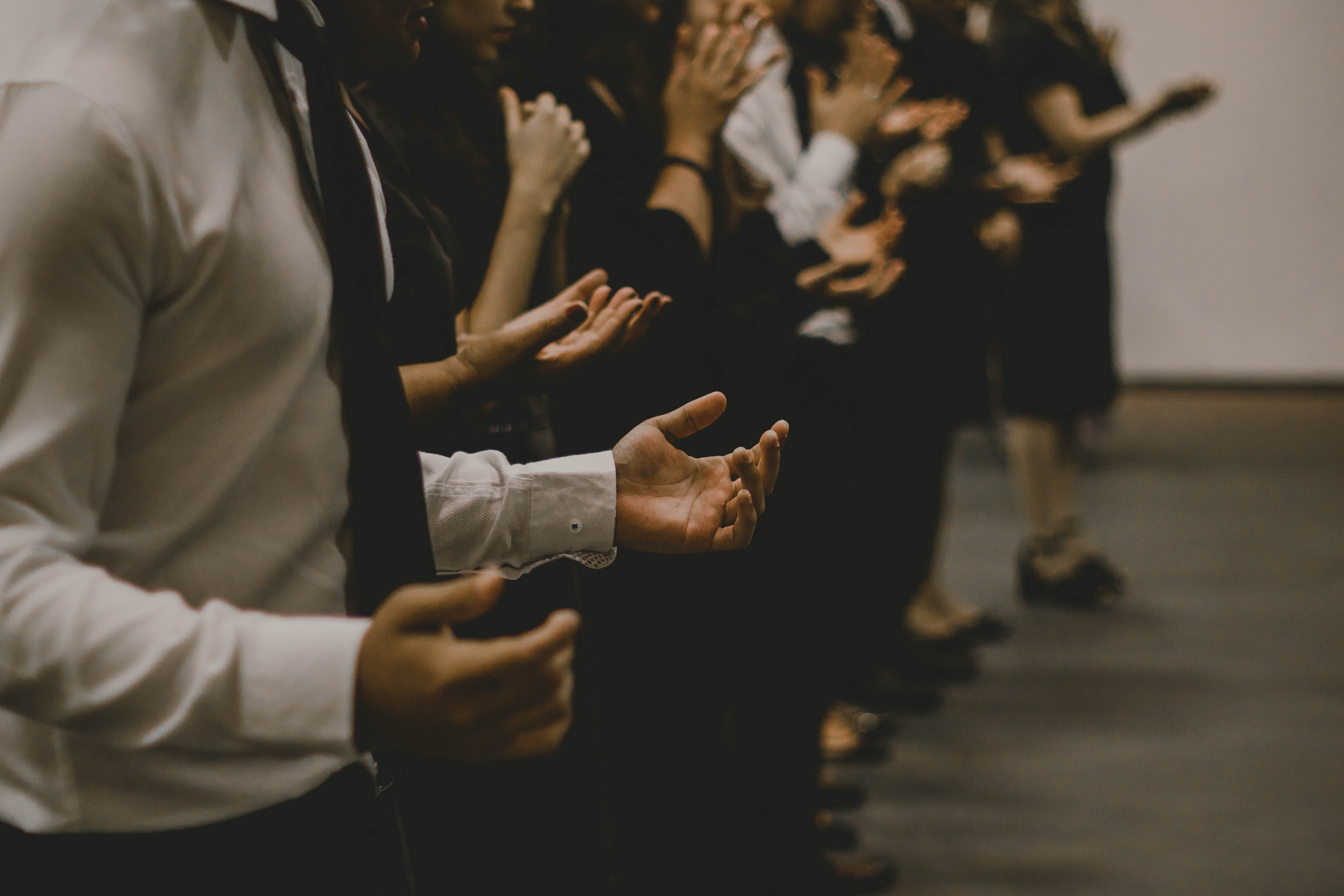 people singing in church - how to write gospel songs