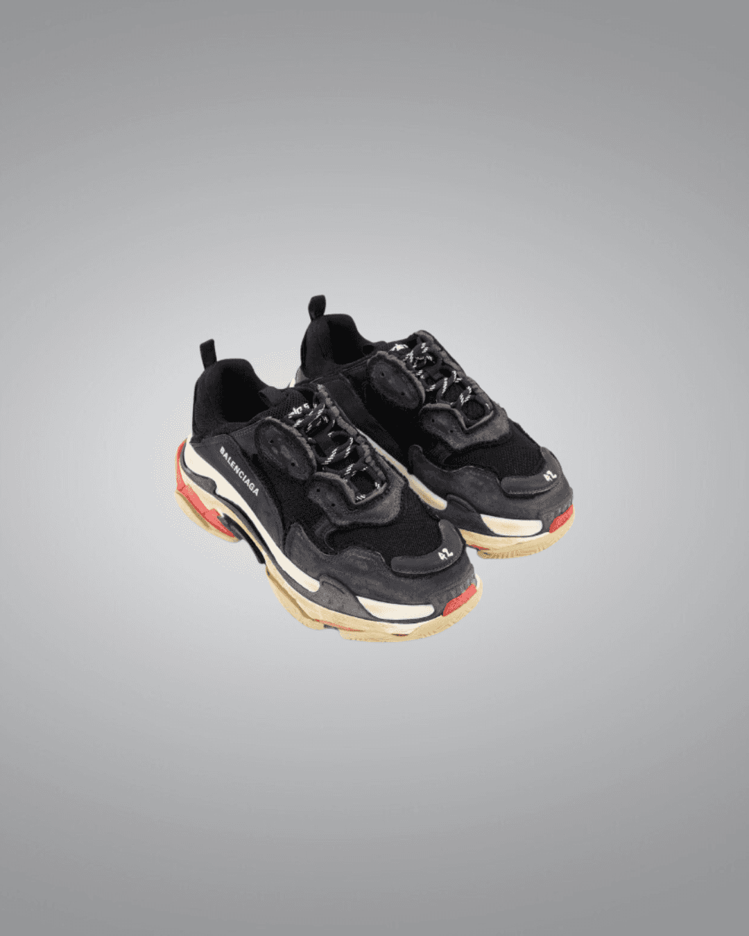 Balenciaga Black Triple S Trainers