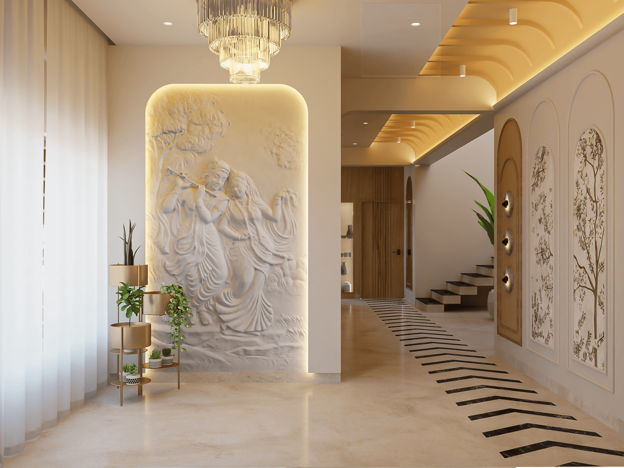 Project showcase image featuring a modern, refined interior.