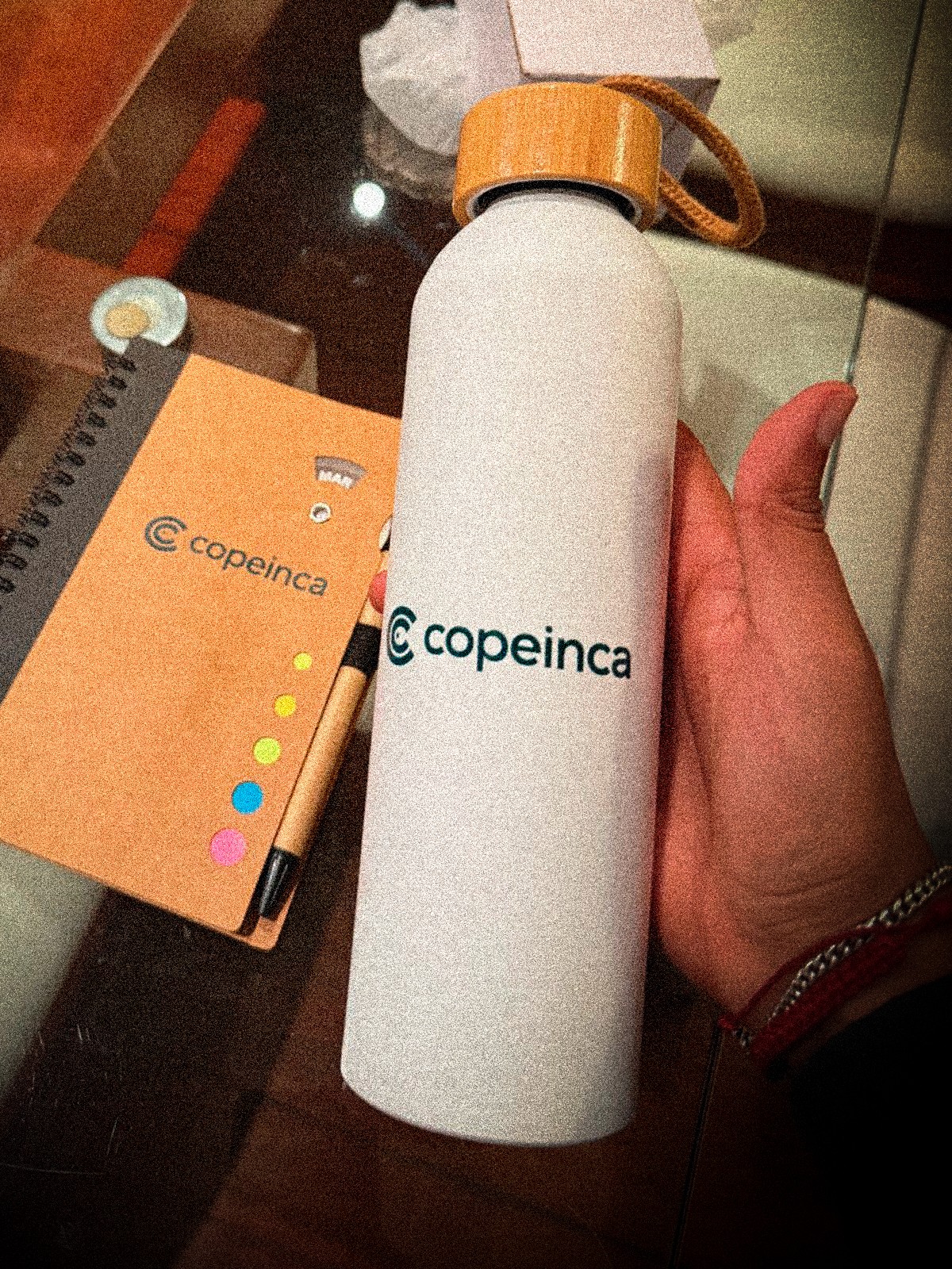 A person using laptop