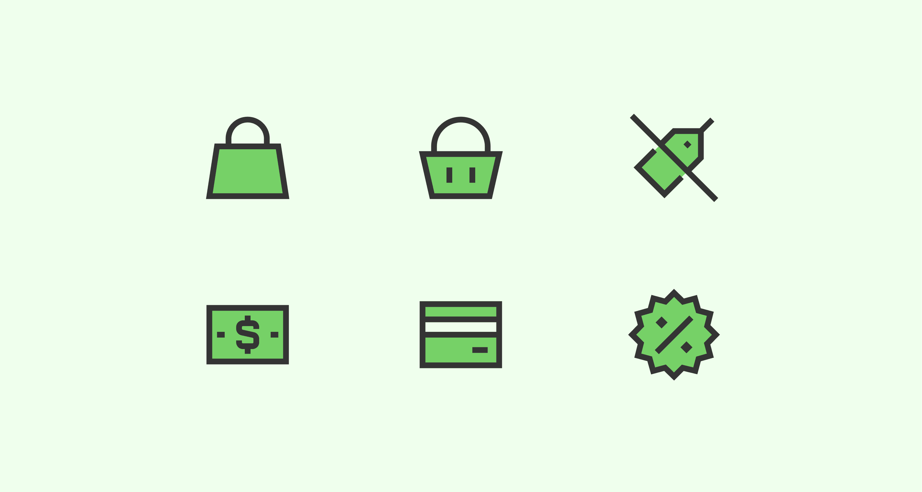 Sharp Duo Ecommerce Icon Set