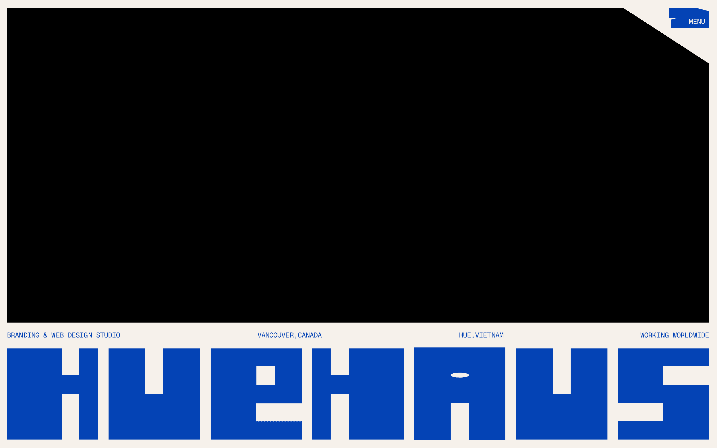 Huehaus marketing agency website screenshot