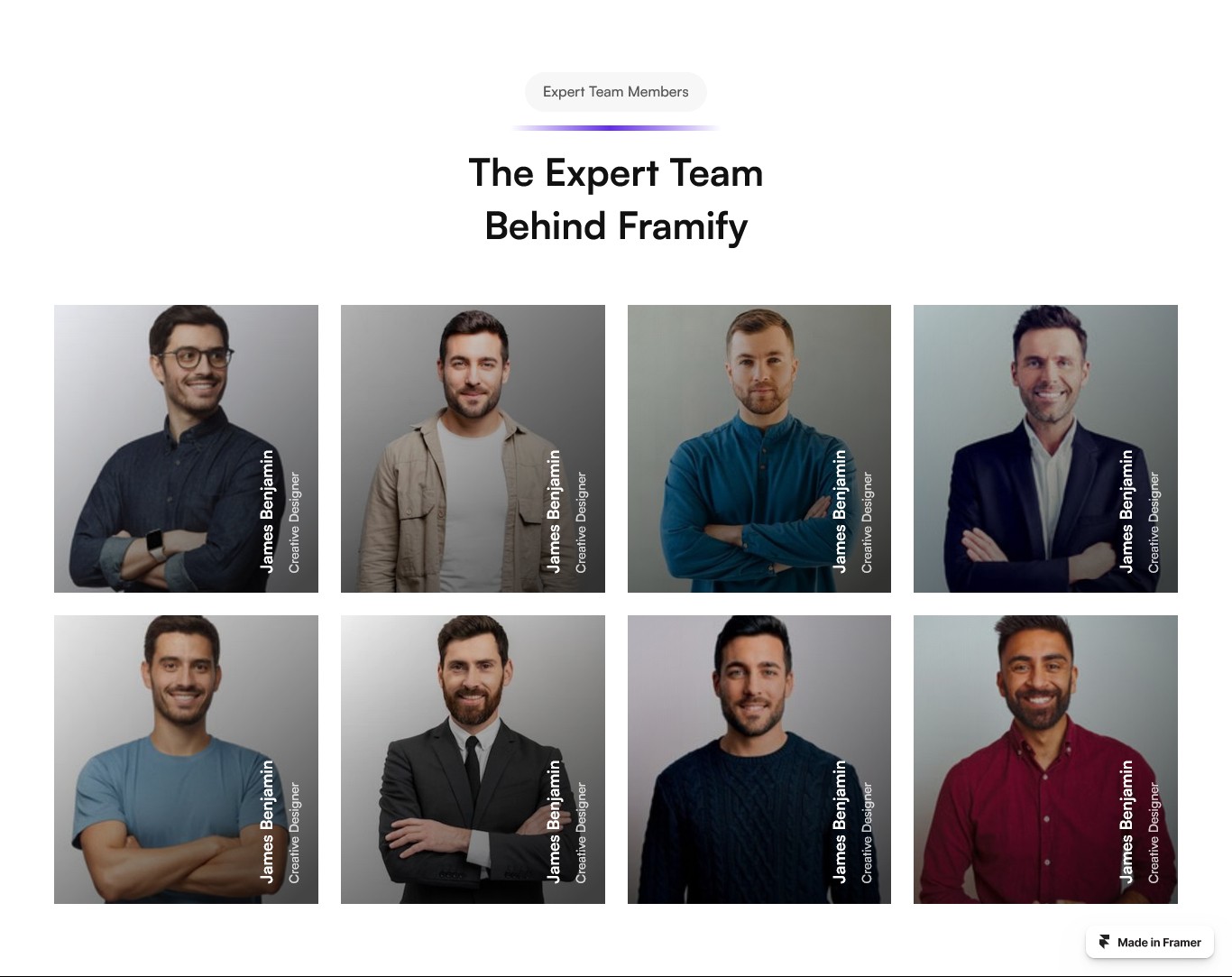 Framer Team Section v19