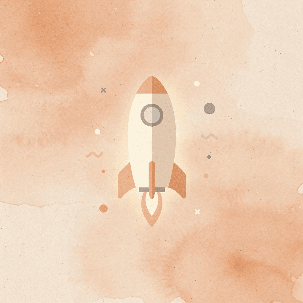 Rocket icon representing SaaS marketing strategy