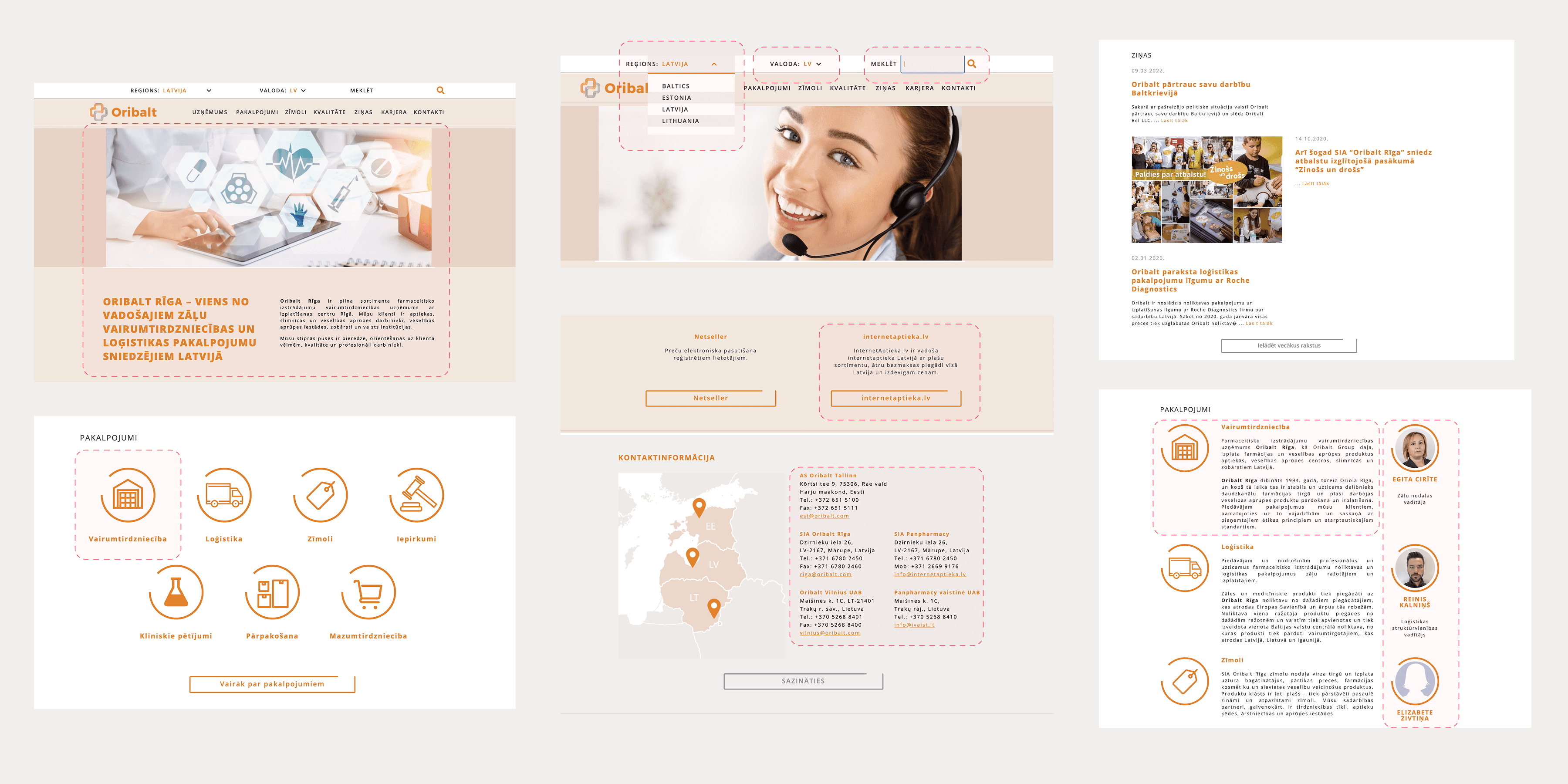 Minimalist web interface design for Spin Race Bikes ecommerce platform - Luut Stuudio template.