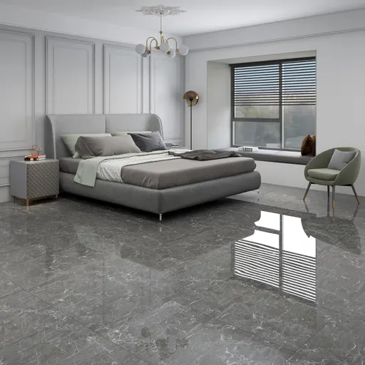 Modern Bedroom Wall Tiles Design in Coimbatore – Square  Format Tile