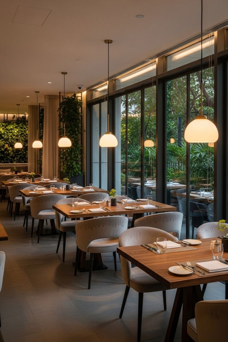 Modern restaurant interior