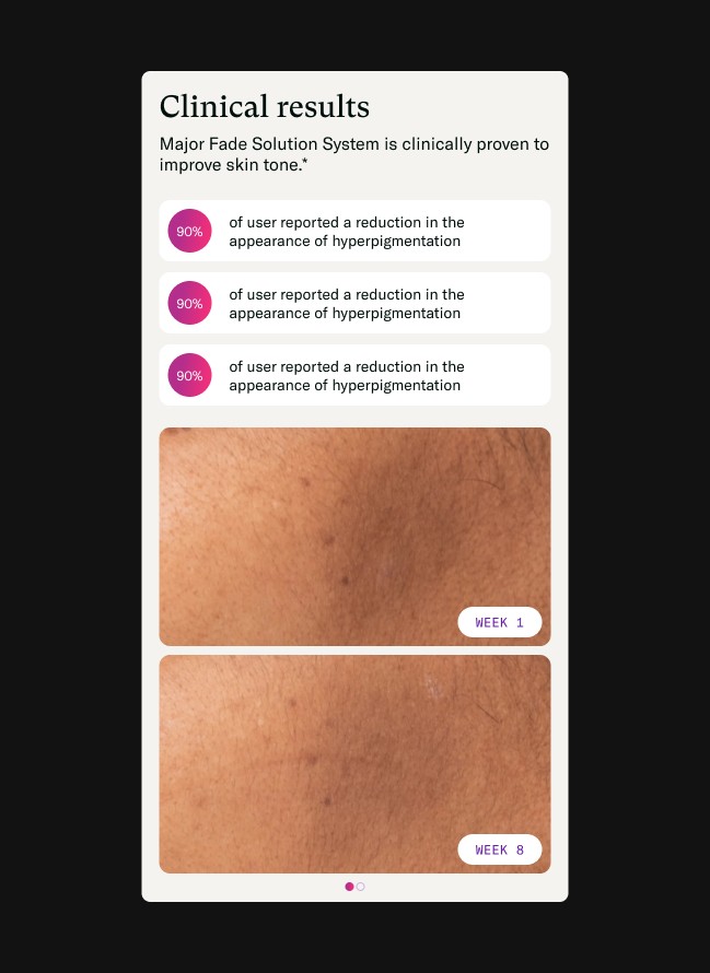 Product page design for Dr. Idriss skincare by Same Same