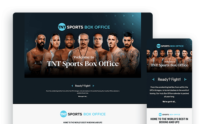 TNT Sports UK Box Office Screenshots