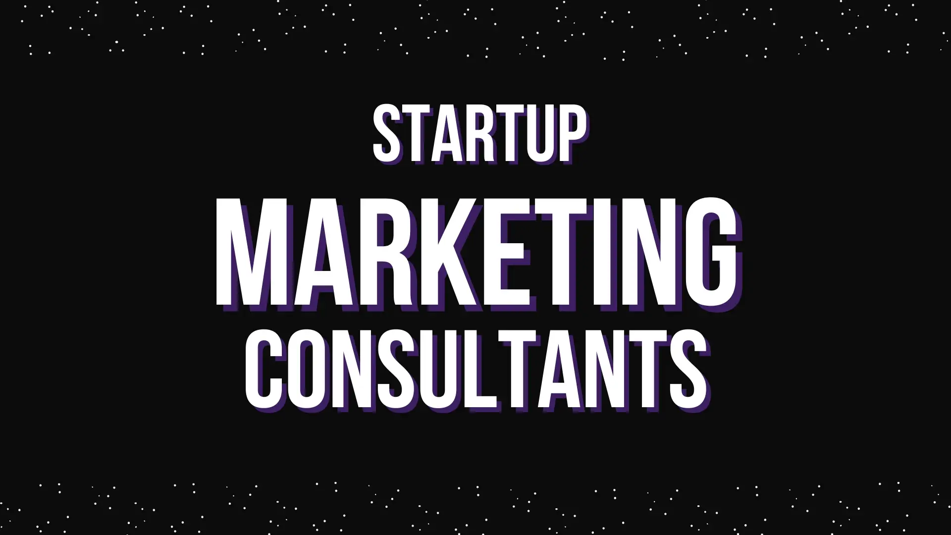 Startup Marketing Consultant